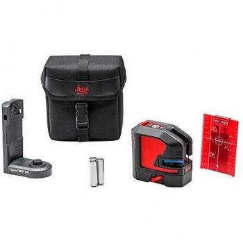 Leica Lino L2s Alkaline Crossline Laser Level with Magnetic Adapter