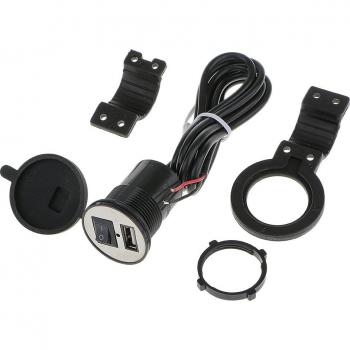 MotoHold USB 1,5 A – Poignée Barre Noire