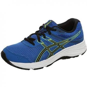 Chaussure Running Asics Contend 6 GS Unisexe – Bleu Thon / Noir, EU 33