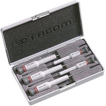 Set de Destornilladores Facom AEF.J2 – 5 Puntas Micro‑Tech en Ranura