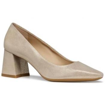 Geox Giselda – Gold Pumps mit bequemen Blockabsatz, 36 (Slip‑On)