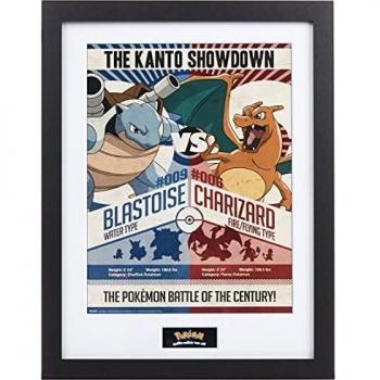 ABYstyle Pokémon Druck Rot vs Blau 30x40