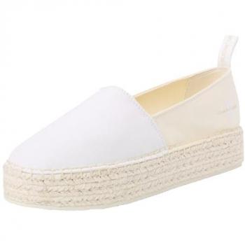 Espadrilla piattaforma mix Calvin Klein Jeans nero YW0YW01622