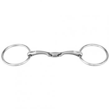 Sprenger SATINOX Wassertrense 14 mm Doppelgebrochen – Stahl, 135 mm