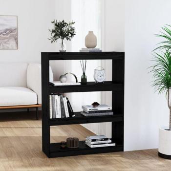 Bibliothèque Moderne Noir 80x30x1