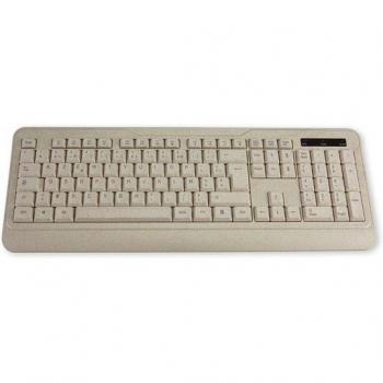Clavier sans fil RF AZERTY Français Beige en bioplastique MCL MP1B99AACK305WBIB
