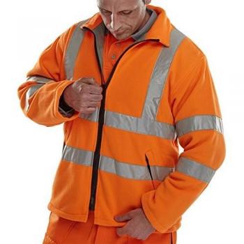Beeswift Carnoustie Fleece Jacket Orange M