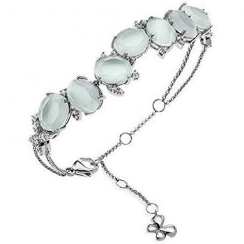 Bracciale Comete in Argento 925 con Farfalle e Zircone BRA140
