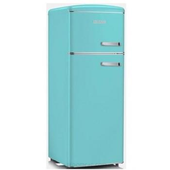 Frigo Severin RKG 8904 Doppia Porta Retro 206 L Turchese Classe E
