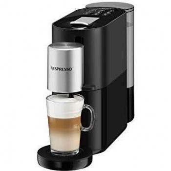 Krups XN9808 Atelier Nespresso Capsule Brew System, Black, One-Touch Operation + Frother