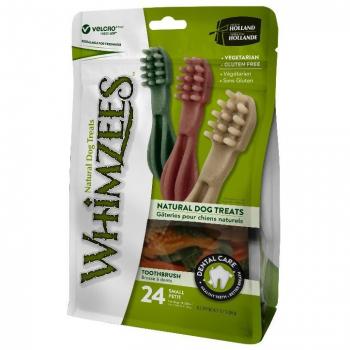 WHIMZEES Long Lasting Dental Dog Chews, Small Toothbrush Star Shape, 24 Pieces