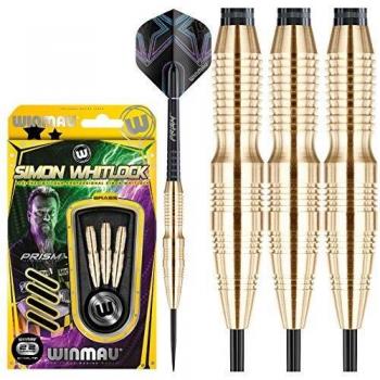 WINMAU Champions – Simon Whitlock 24g Brass Darts with Flights & Stems