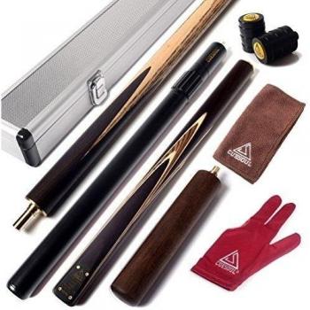CUESOUL 57 Snooker Cue with Dual Extensions in Aluminum Case