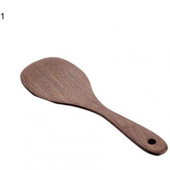 Long Handle Wooden Rice Spoon