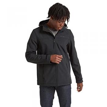 TOG24 Feizor Mens Softshell Hooded Jacket Black
