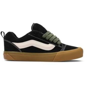 Vans Knu Skool 42,5 – Sneakers in Stile Streetwear (Nero/Bianco/Verde)