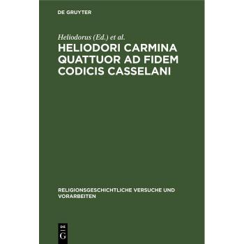 Vitalsource Technologies, Inc. Heliodori Carmina quattuor ad fidem codicis Casselani