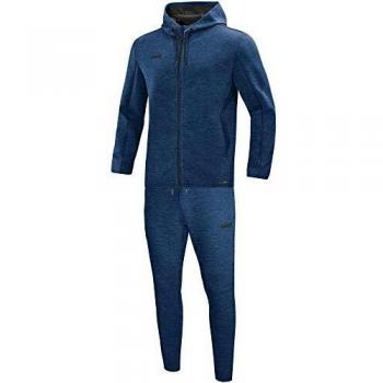 Herren Trainingsanzug Jako Premium Basics mit Kapuze und Taschen