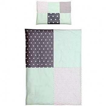 Set lenzuola ULLENBOOM mint grey 135 x 100 cm + 40 x 60 cm