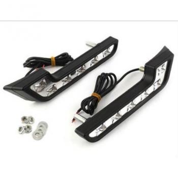 6 LED Bright White Fog Lights and Daytime Running Lights for Cars, DC12V