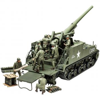 Canon Automoteur U.S. 155 mm M40 – Maquette 1:35 – Tamiya