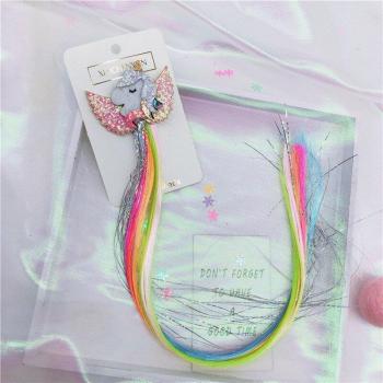 Diadema Dulce: Pinzas con Dibujo de Unicornio y Colores Vibrantes