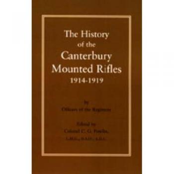 History of the Canterbury Mounted Rifles 1914-1919
