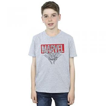 Marvel Boys' Spider-Man Logo Red T-Shirt (Youth, Sizes 12-13)