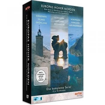 Europas Hoher Norden (Box, 6 DVDs im Schuber): Schweden, Lappland, Bornholm, Dänemark, Island, Grönland, Norwegen, Finnland und die Ålandinseln