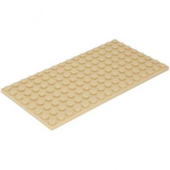 LEGO Bauplatte 8×16 Beige – 10 Stück – Original