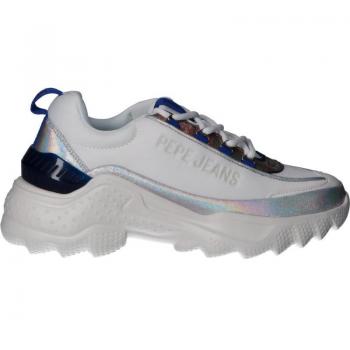 Zapatillas de mujer PEPE JEANS PLS31001 ECCLES 800 blancas