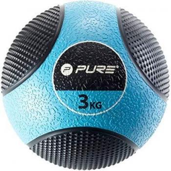 Pure2Improve Balón medicinal 3 kg azul claro/negro