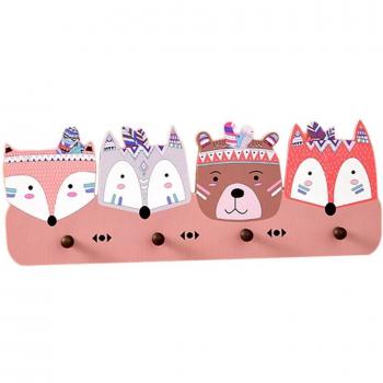 Wooden Cartoon Wall Hooks