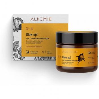 Alkmie Glow Up! Peeling‑Maschera 2‑in‑1 con Superfrutti, 60 ml