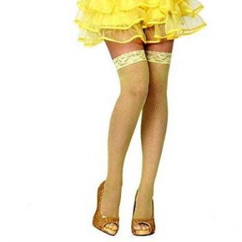 Atosa-14383 Pvc P.Media Liga Rejilla Amarillo Neón T.U