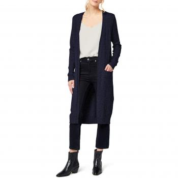 VILA Women's Black Long Cardigan