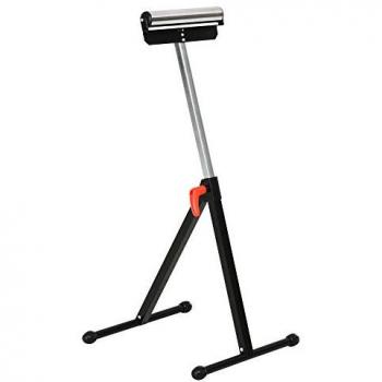 Servante d’atelier à rouleau pliable – maximum 90 kg, hauteur variable 68‑110 cm – design rouge et noir