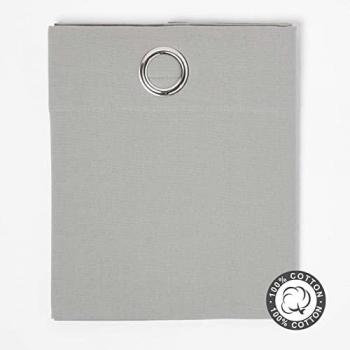 Cortinas Grises con Ojal 117 x 137 cm