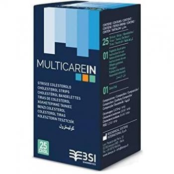 Multicare 25 Strips Cholesterol