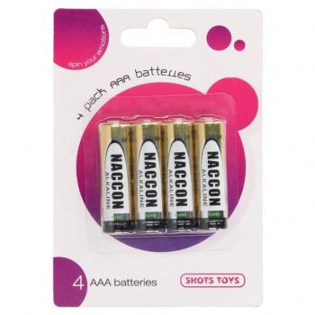 Confezione da 4 Batterie AAA