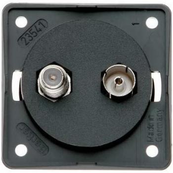 Berker Antennenverbinderdose Radio/SAT ITG grau 945602506