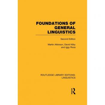 Vitalsource Technologies, Inc. Foundations Of General Linguistics (rle Linguistics A: General Linguist