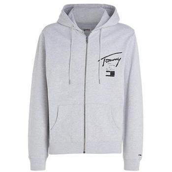 Felpa a zip Tommy Hilfiger spray grigio L