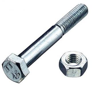 Sechskantschraube DIN 601 mit Sechskantmutter M6 x 45 Mu Stahl 4.6, 200 Stück