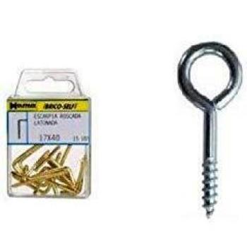 WOLFPACK 6200600 Hembrilla Cerrada Zincada 17x40 mm. 18 unidades