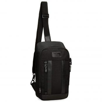 Bandolera Pepe Jeans Allblack Cruzada Versátil y Elegante