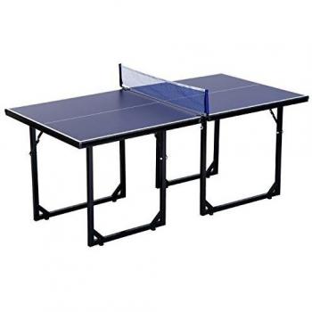 FlexNet 6ft Foldable Mini Table Tennis Table