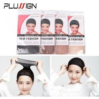 Plussign Black Nylon Hairnet for Wigs