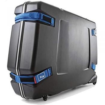 B&W International Bike Case II, Model 96600, Dimensions: 53x34.6x13.6in, Color: Black
