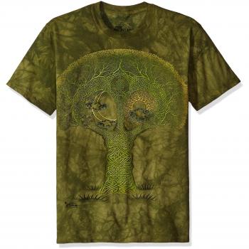 Mountain Celtic Roots Adult Tee, Grün, S (Männlich)
